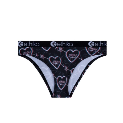 Ethika Heartbreaker 3D Bikini Girls' Underwear Black | GK2359601